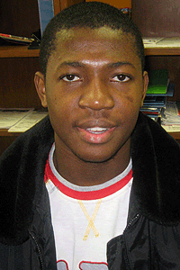 Black Male Looking Into Camera